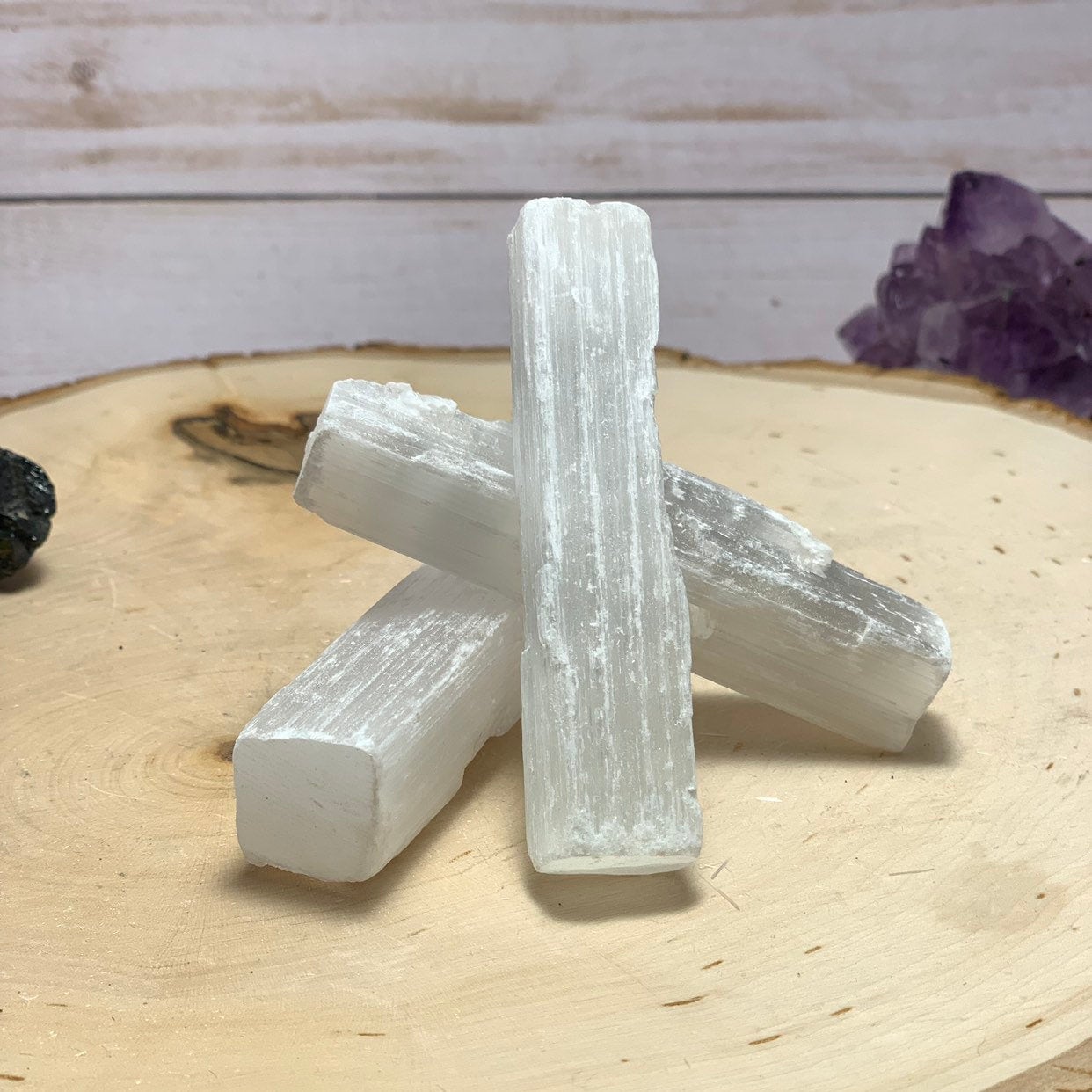 3" Selenite Crystal Wand, Selenite Sticks