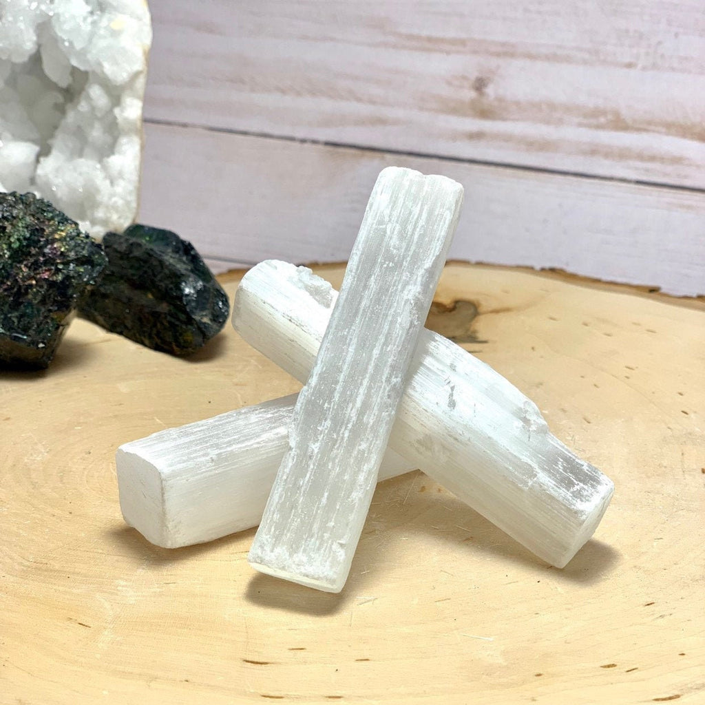 3" Selenite Crystal Wand, Selenite Sticks