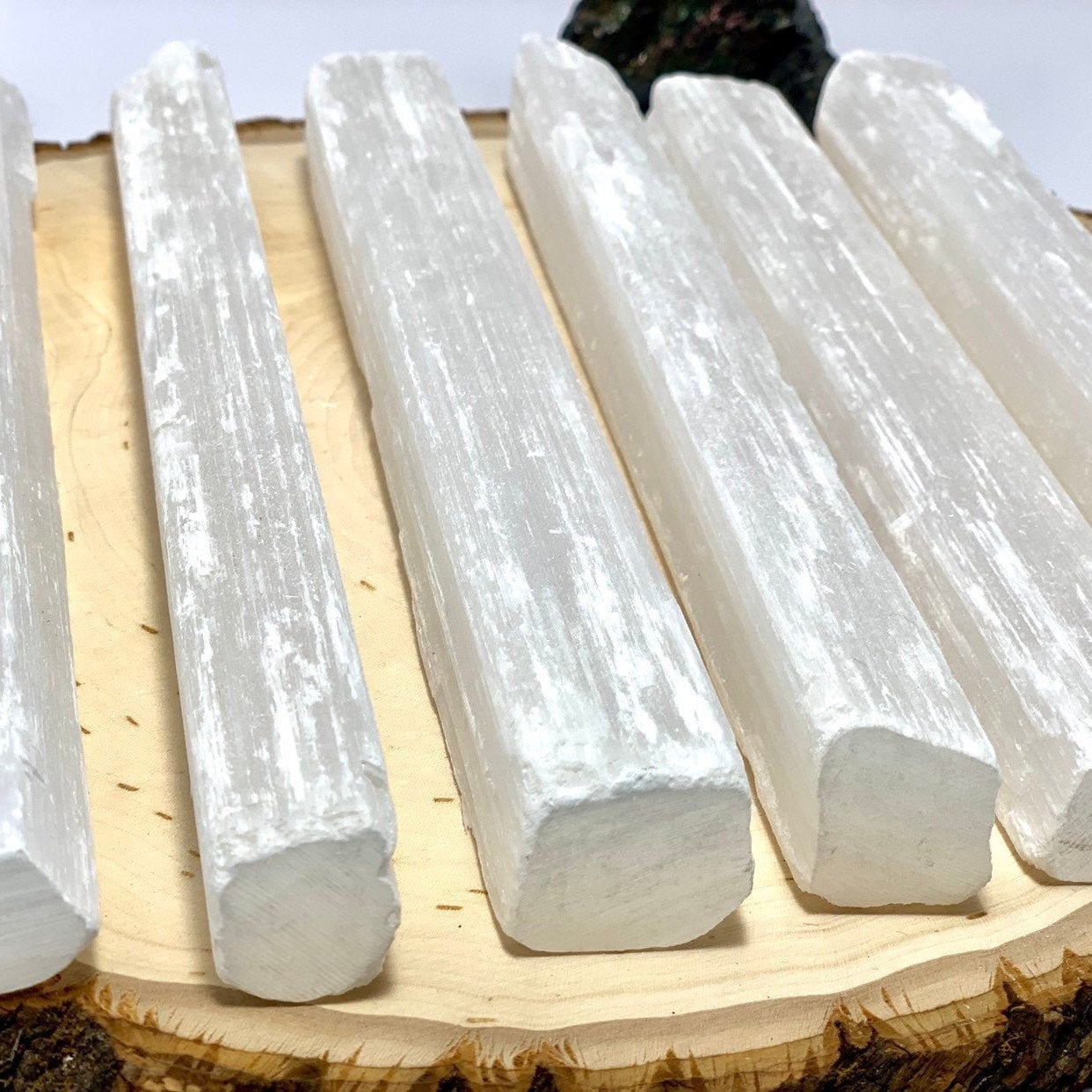 8" Selenite Crystal Wand, Selenite Sticks