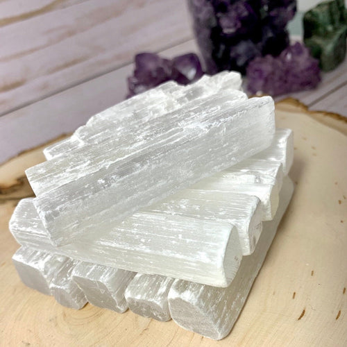 3" Selenite Crystal Wand, Selenite Sticks