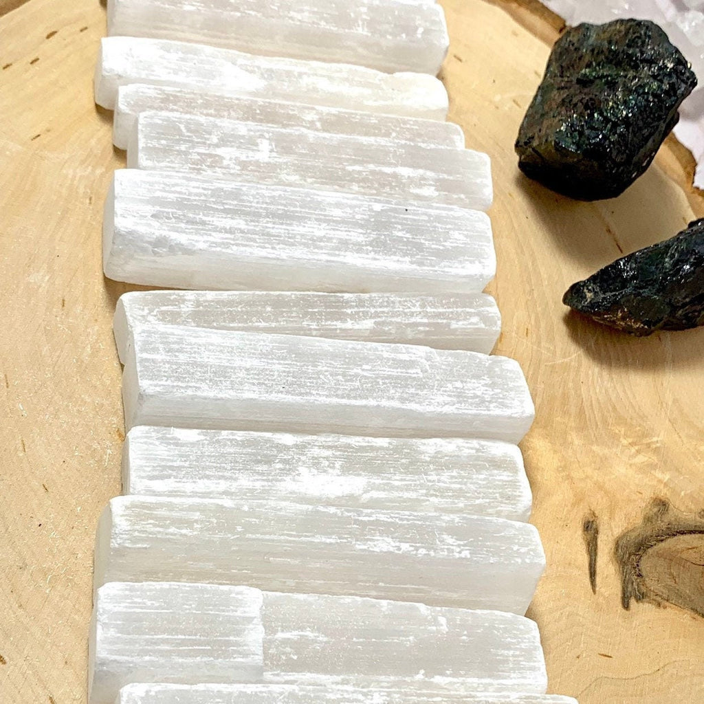 3" Selenite Crystal Wand, Selenite Sticks