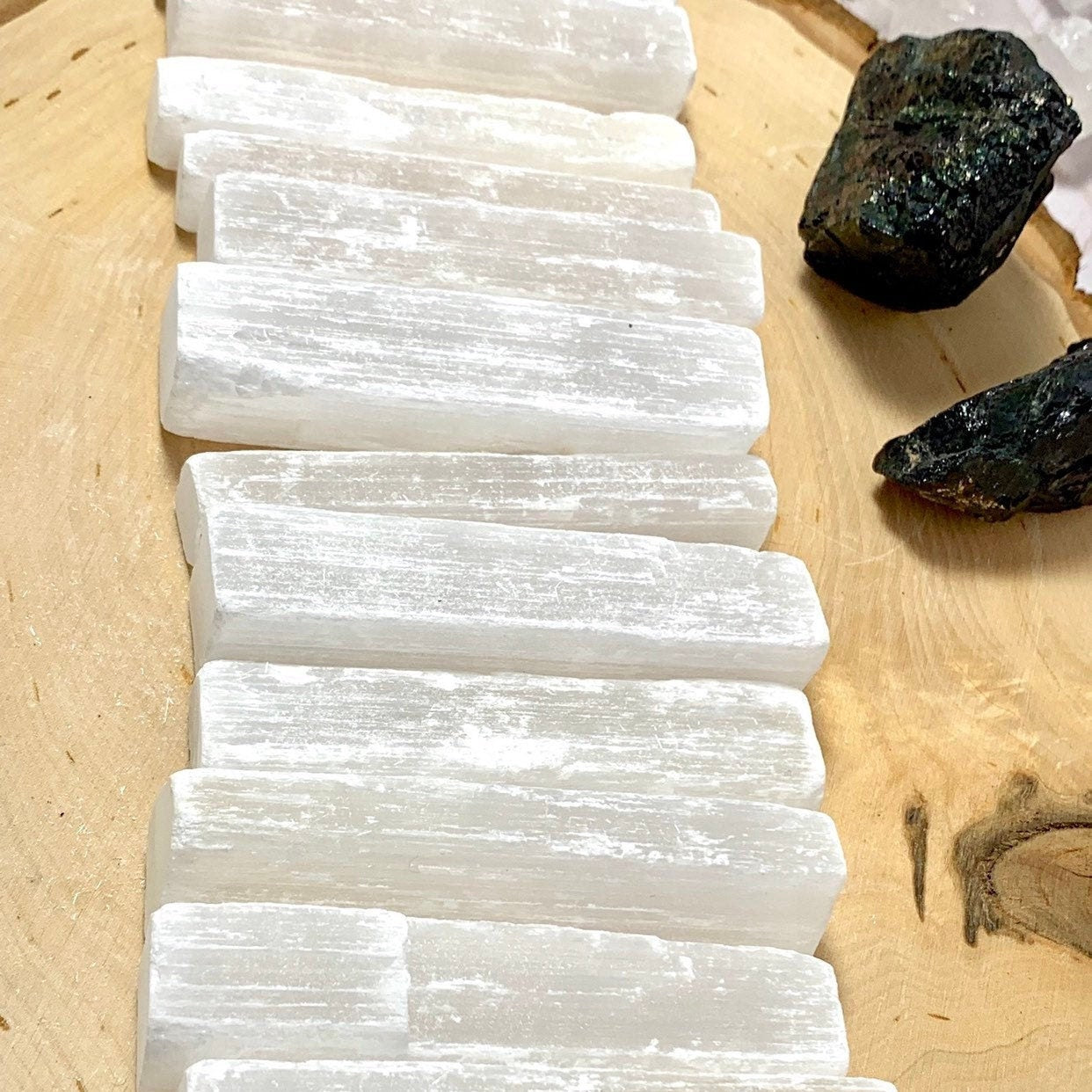 3" Selenite Crystal Wand, Selenite Sticks