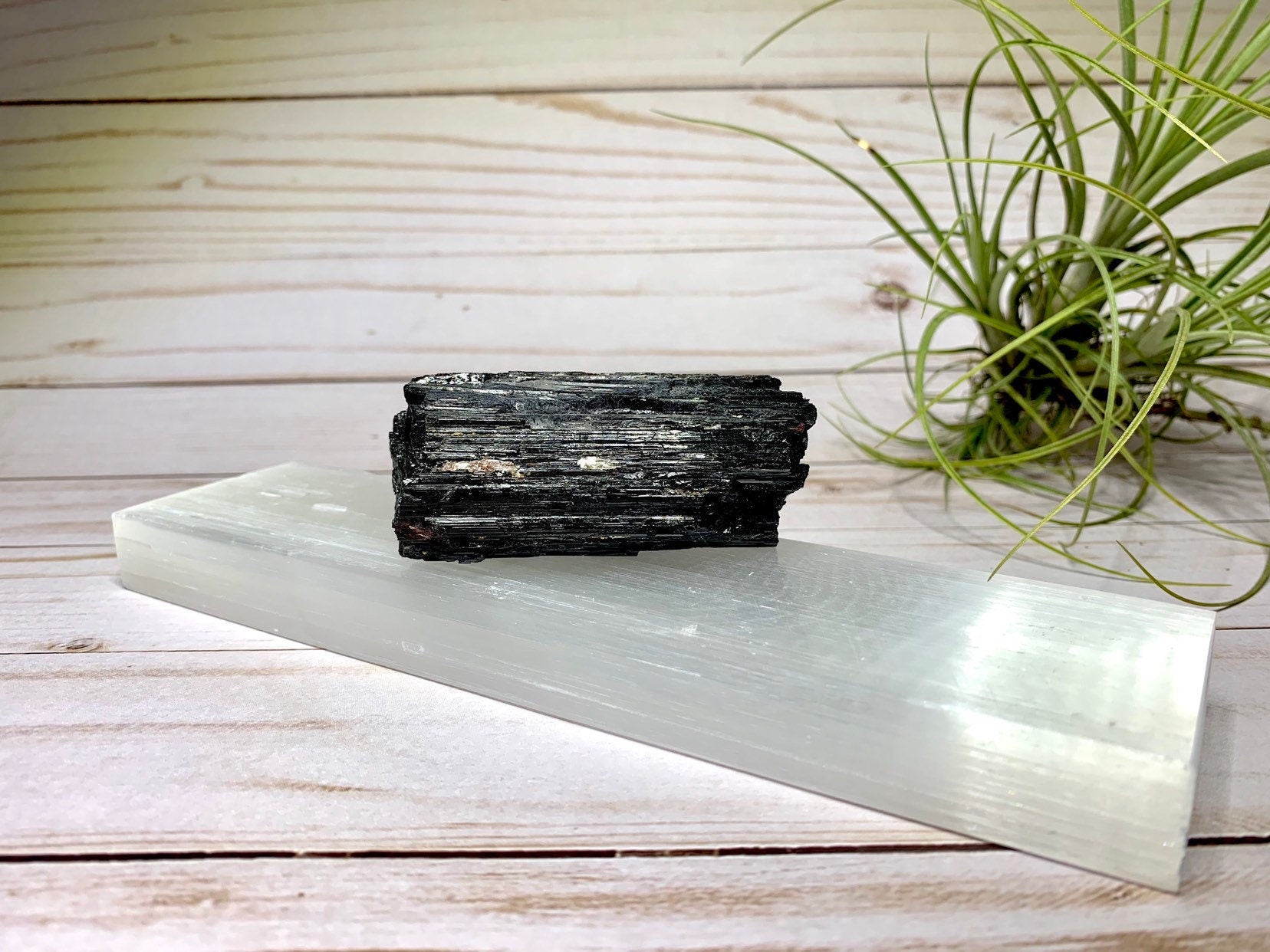 8" Polished Selenite Charging Station