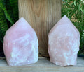 Rose Quartz Crystal Lamp, Rose Quartz Lamp with Polished Point