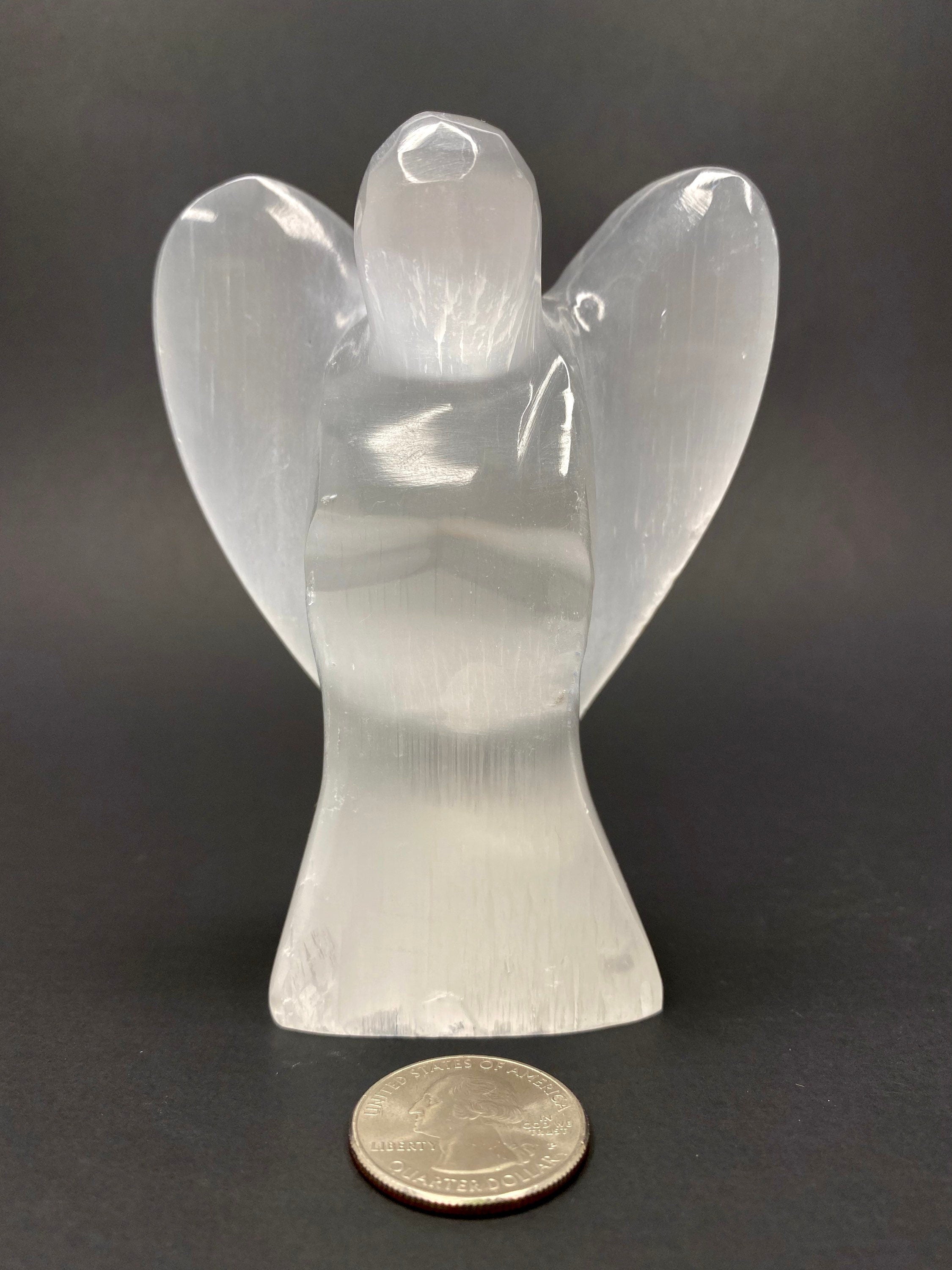 Selenite Crystal Angel Figurines