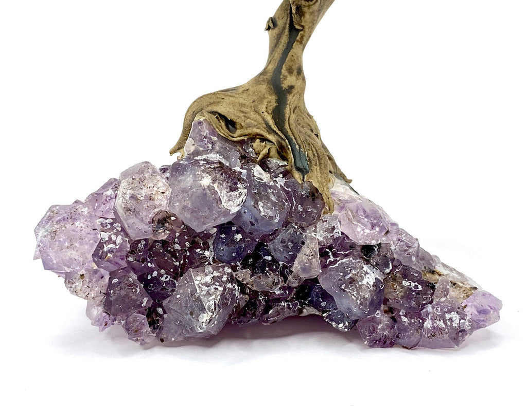 Black Tourmaline Bonsai Tree with Crystal Base: Crystal Healing