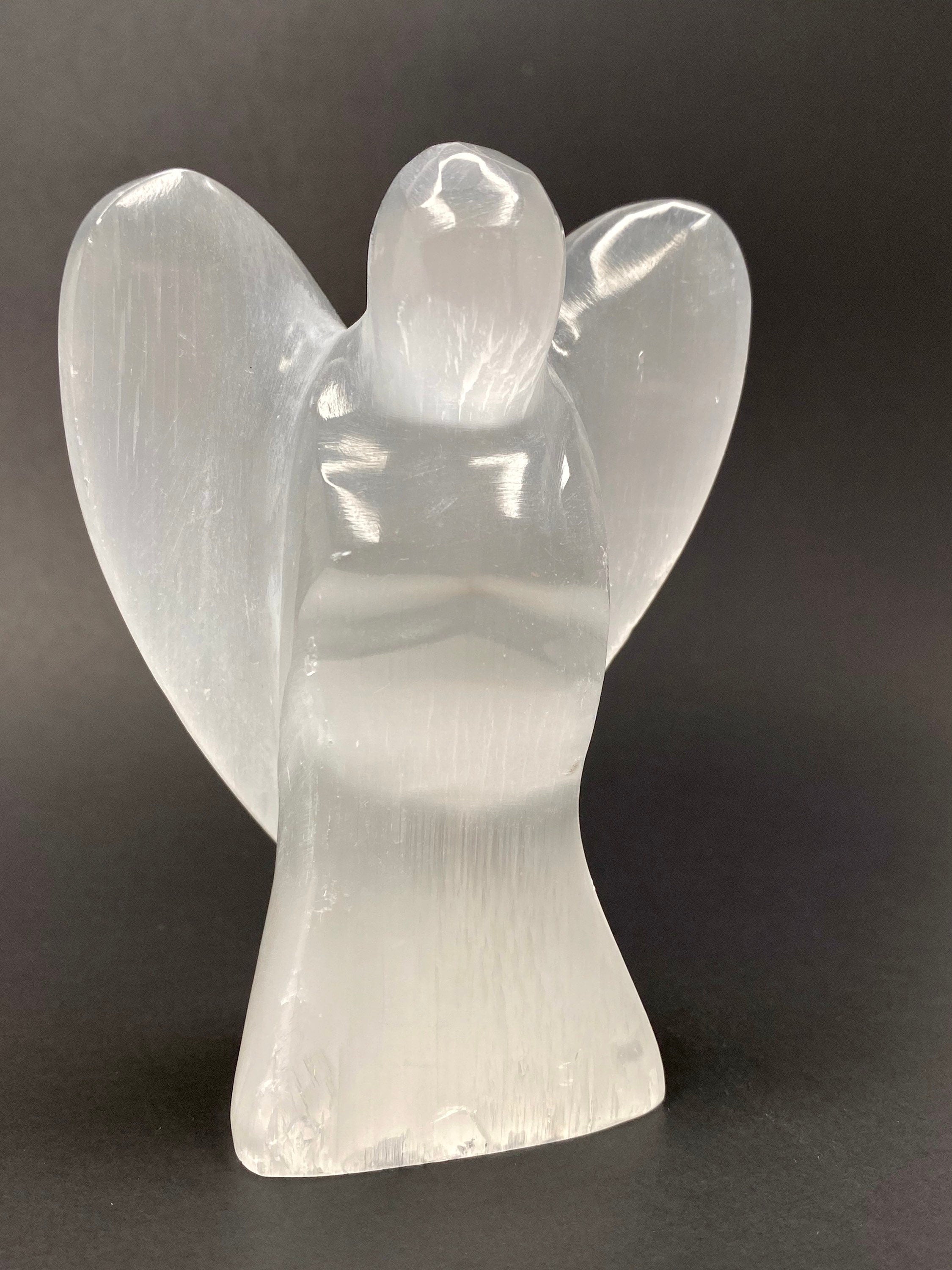 Selenite Crystal Angel Figurines