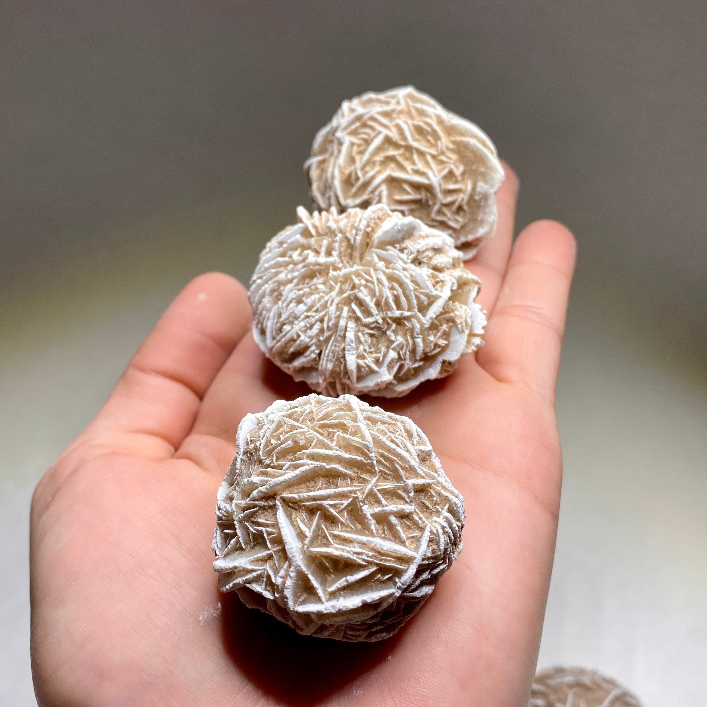 Natural Desert Rose Selenite Crystal Cluster