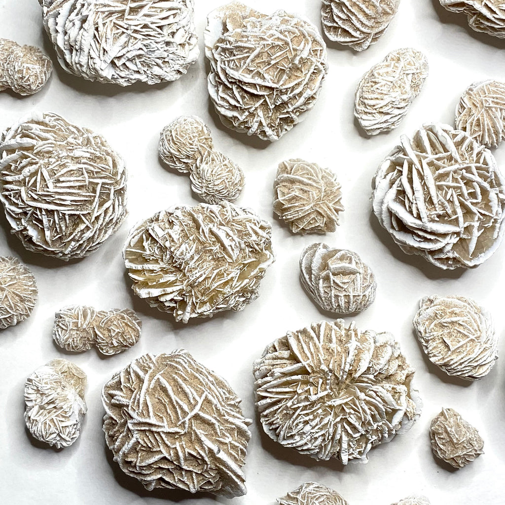 Natural Desert Rose Selenite Crystal Cluster