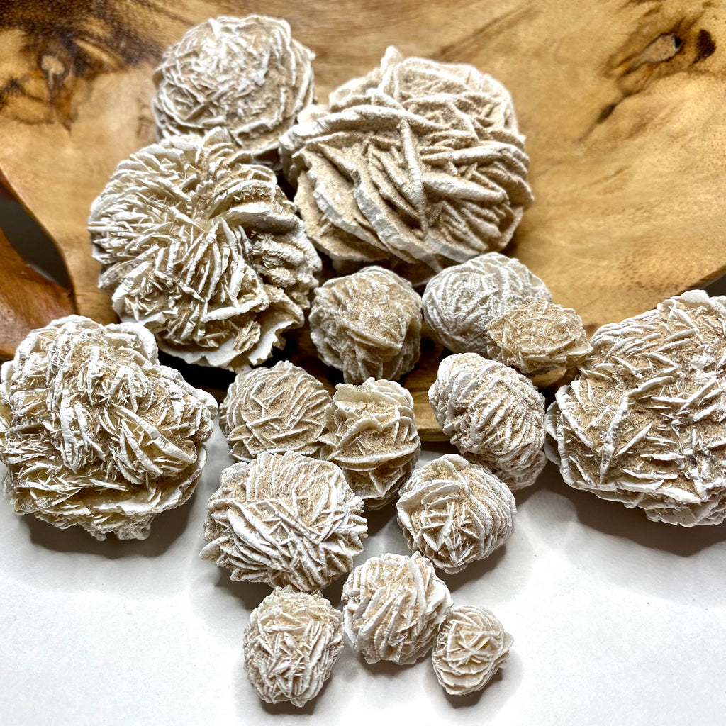 Natural Desert Rose Selenite Crystal Cluster