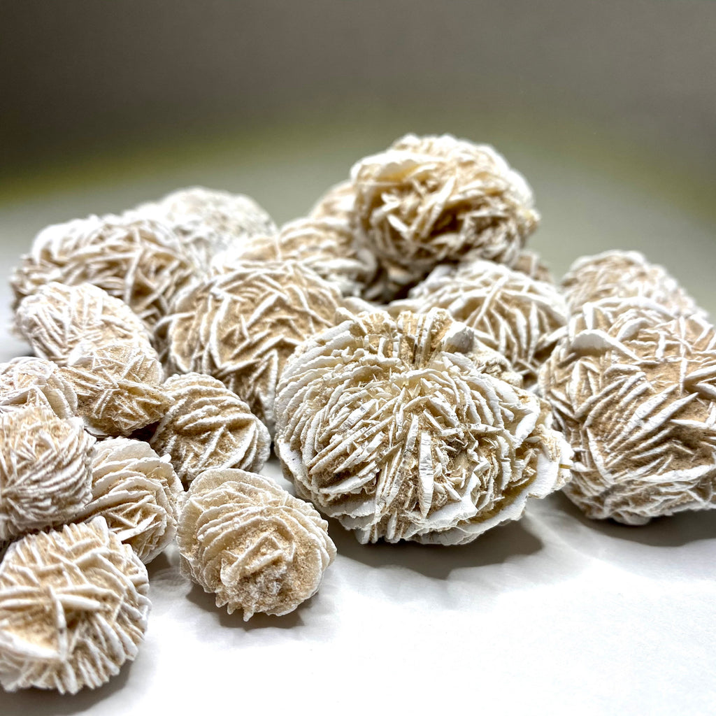 Natural Desert Rose Selenite Crystal Cluster