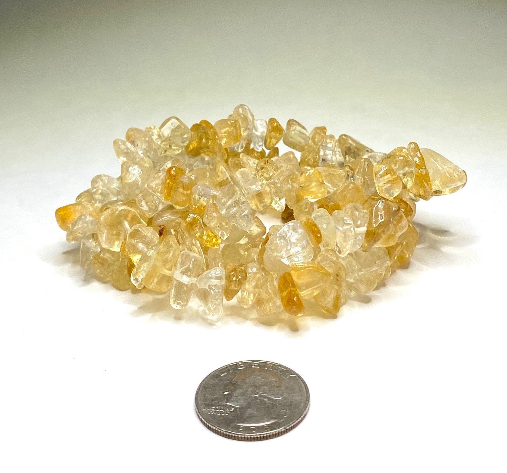 Citrine Crystal Chips Necklace