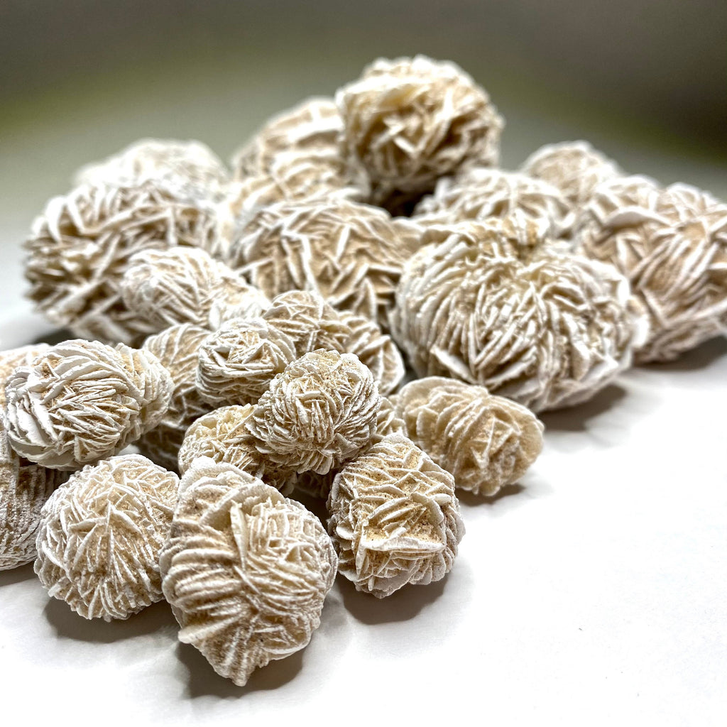 Natural Desert Rose Selenite Crystal Cluster