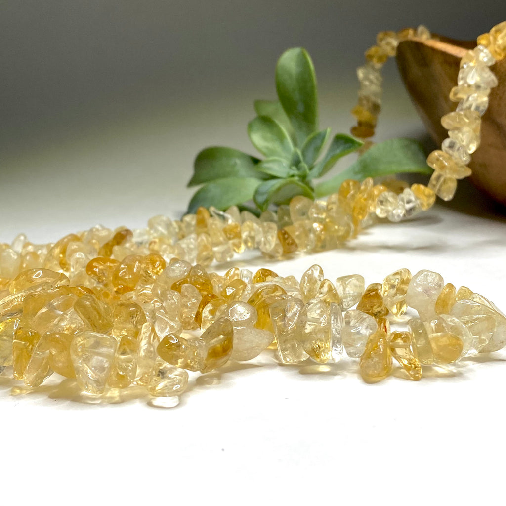 Citrine Crystal Chips Necklace