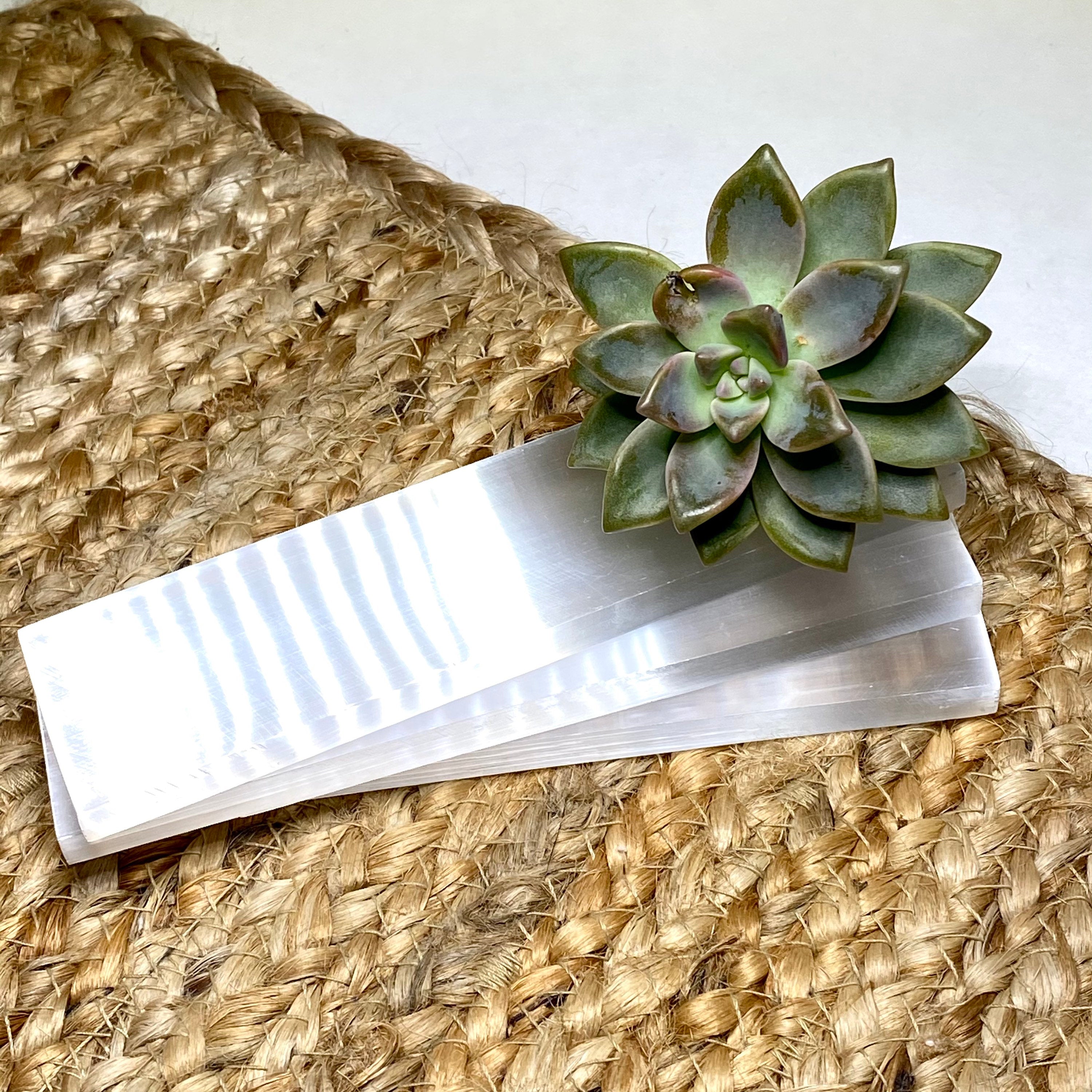 Selenite Bar Polished 6” Charging Station