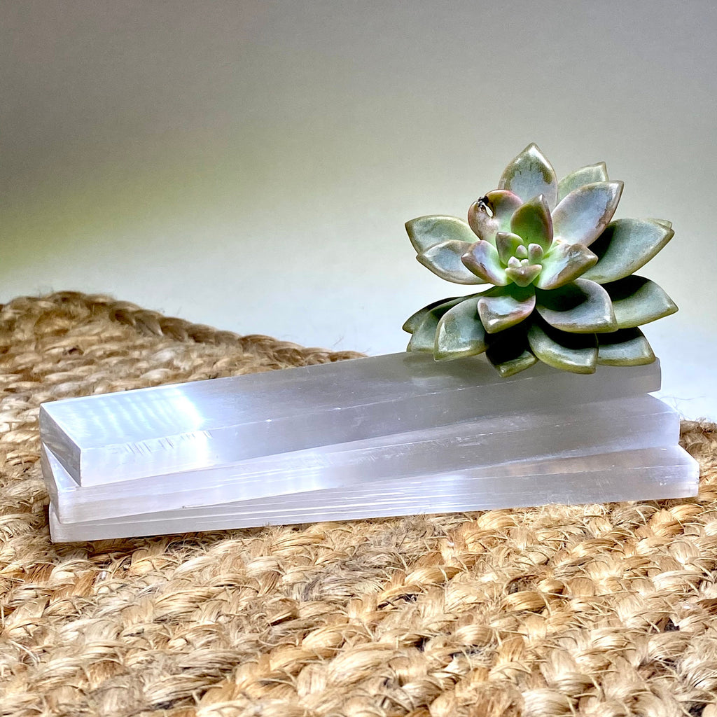 Selenite Bar Polished 6” Charging Station