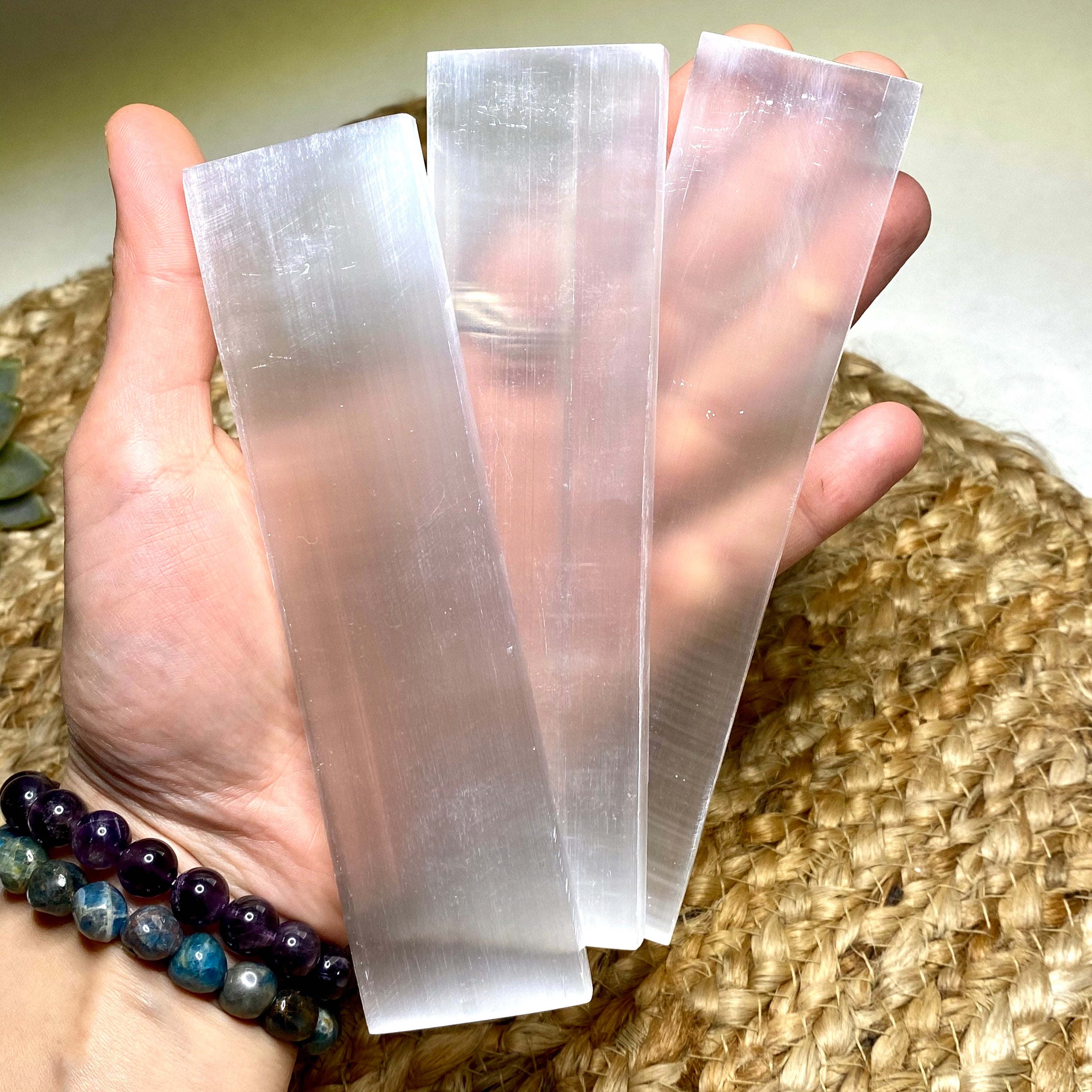 Selenite Bar Polished 6” Charging Station
