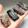 Black Tourmaline Crystal with Mica