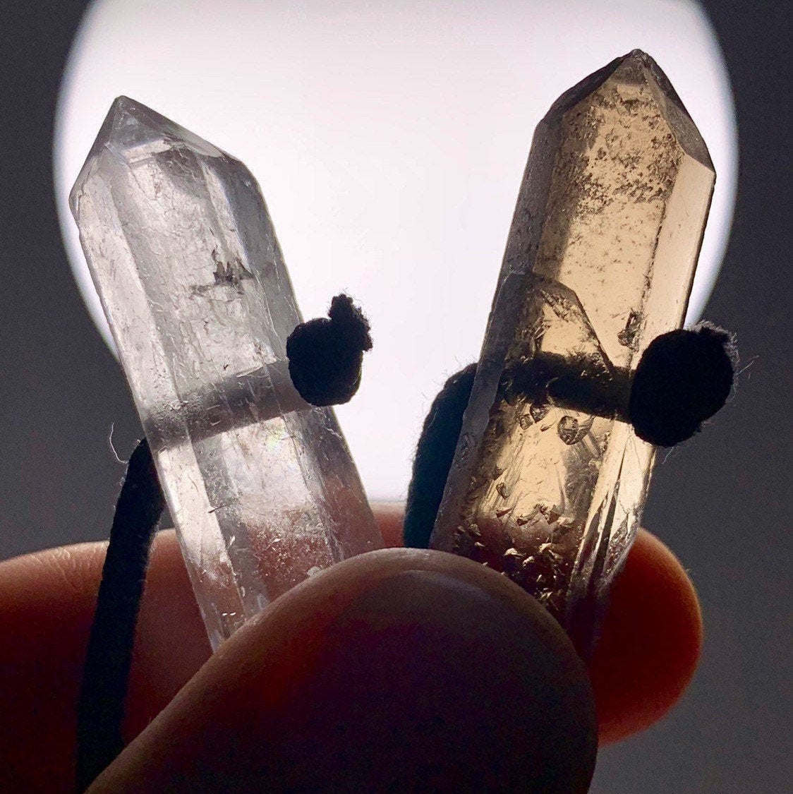 Clear Quartz Point String Bracelet