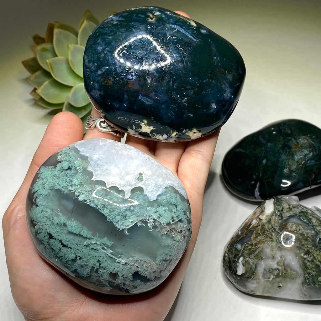Moss Agate Mighty Stone