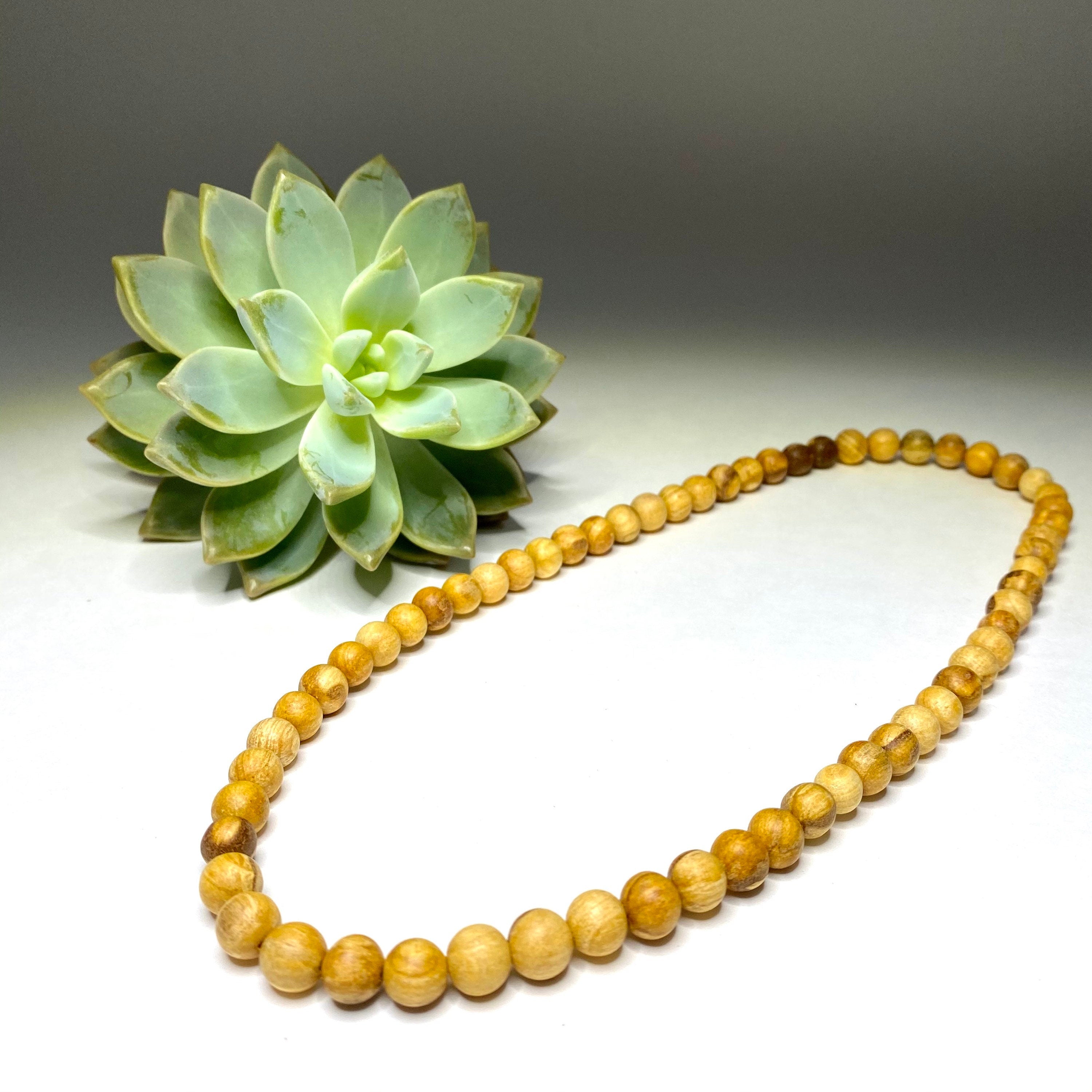 Palo Santo Beaded Necklace
