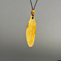 Palo Santo Feather Cord Necklace