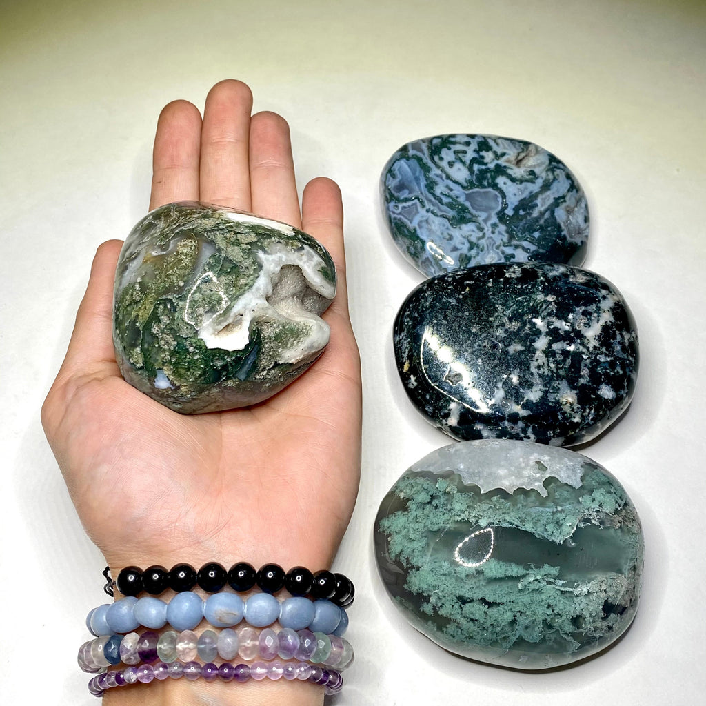 Moss Agate Mighty Stone
