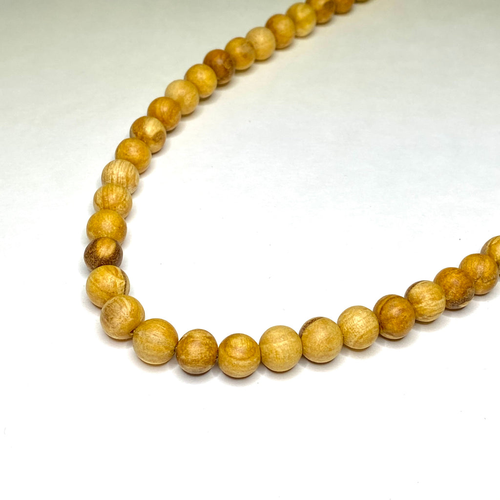 Palo Santo Beaded Necklace