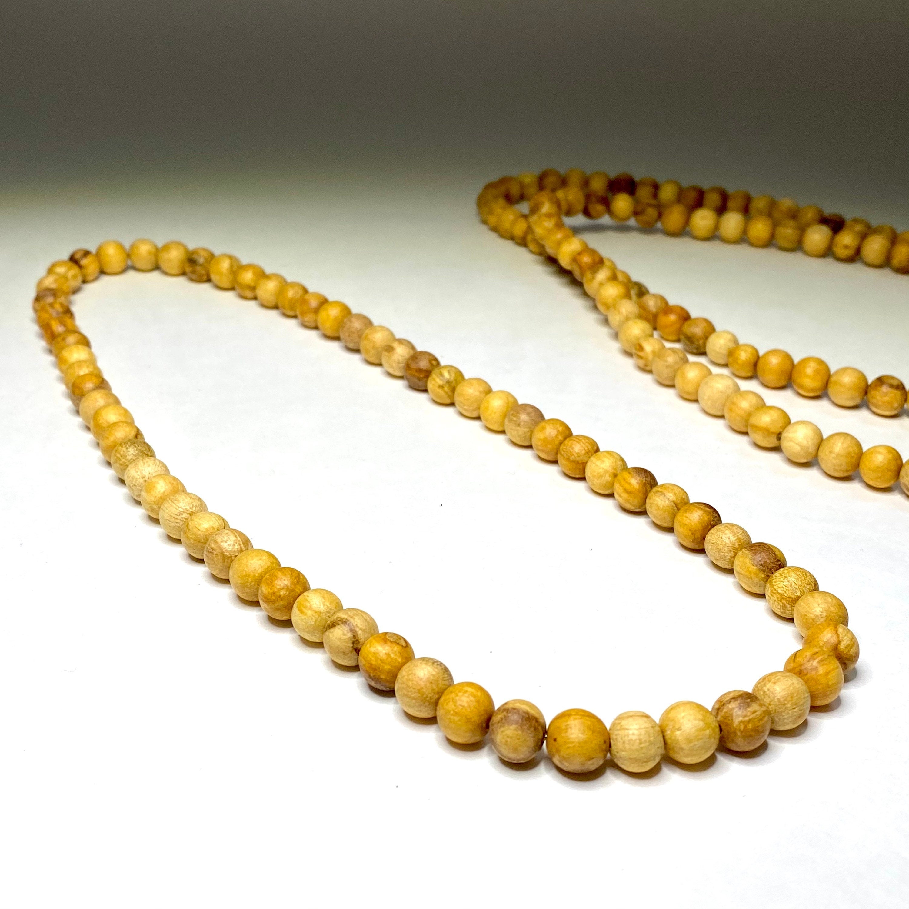 Palo Santo Beaded Necklace