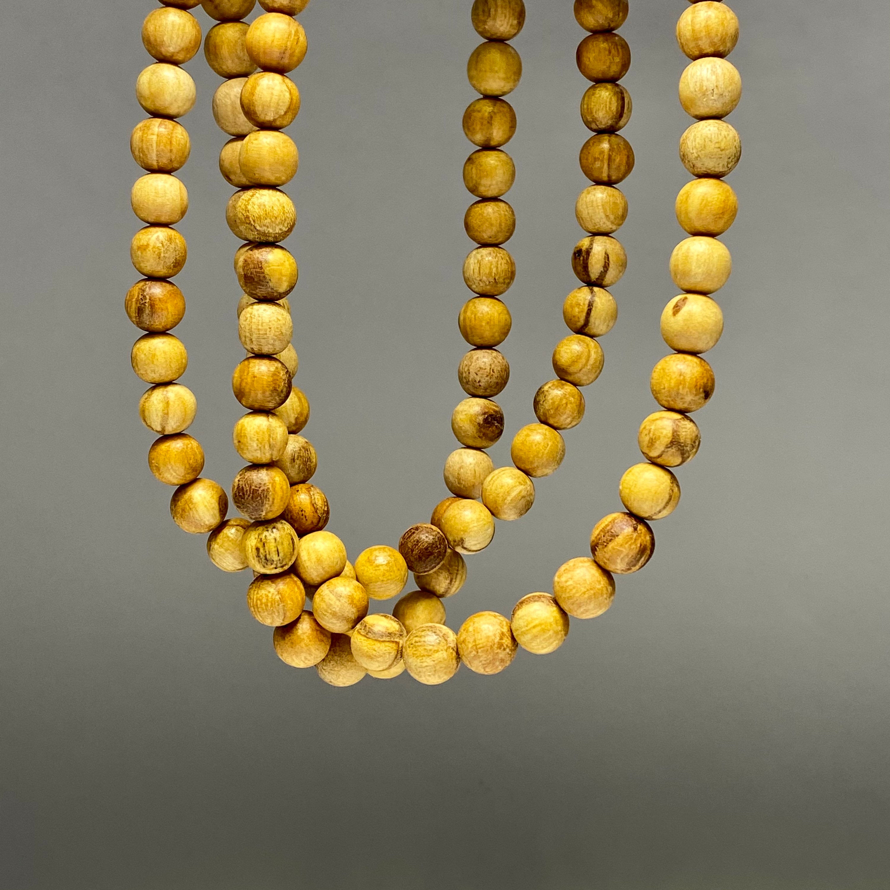 Palo Santo Beaded Necklace
