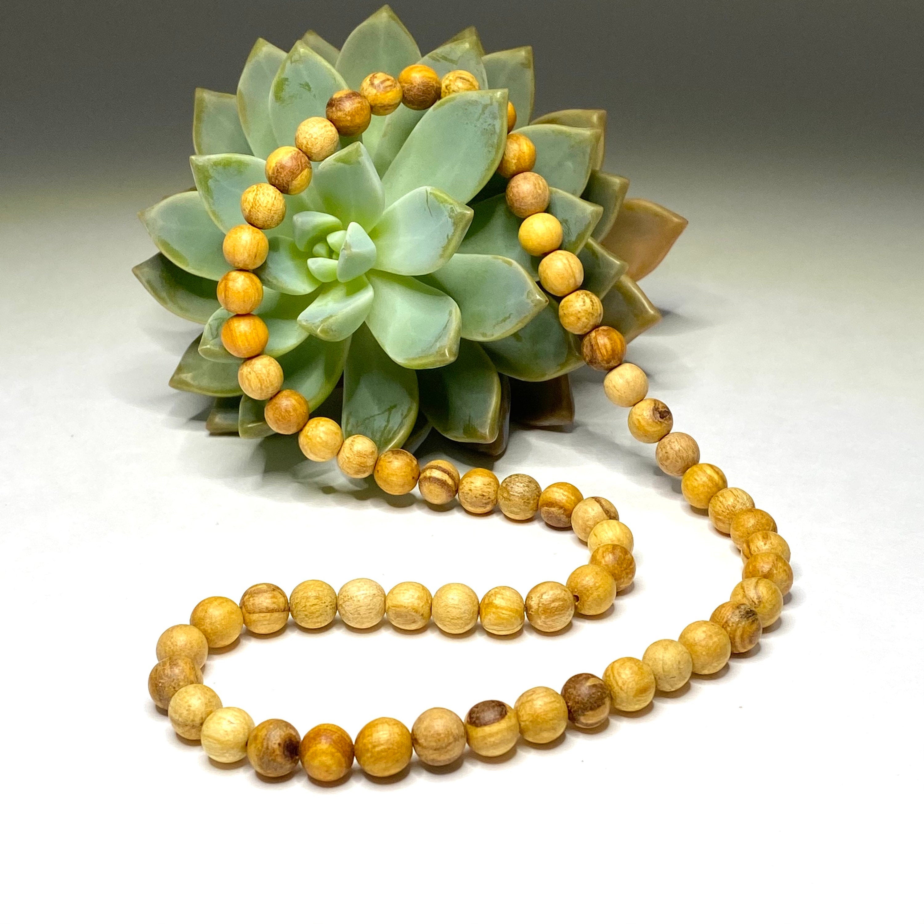 Palo Santo Beaded Necklace