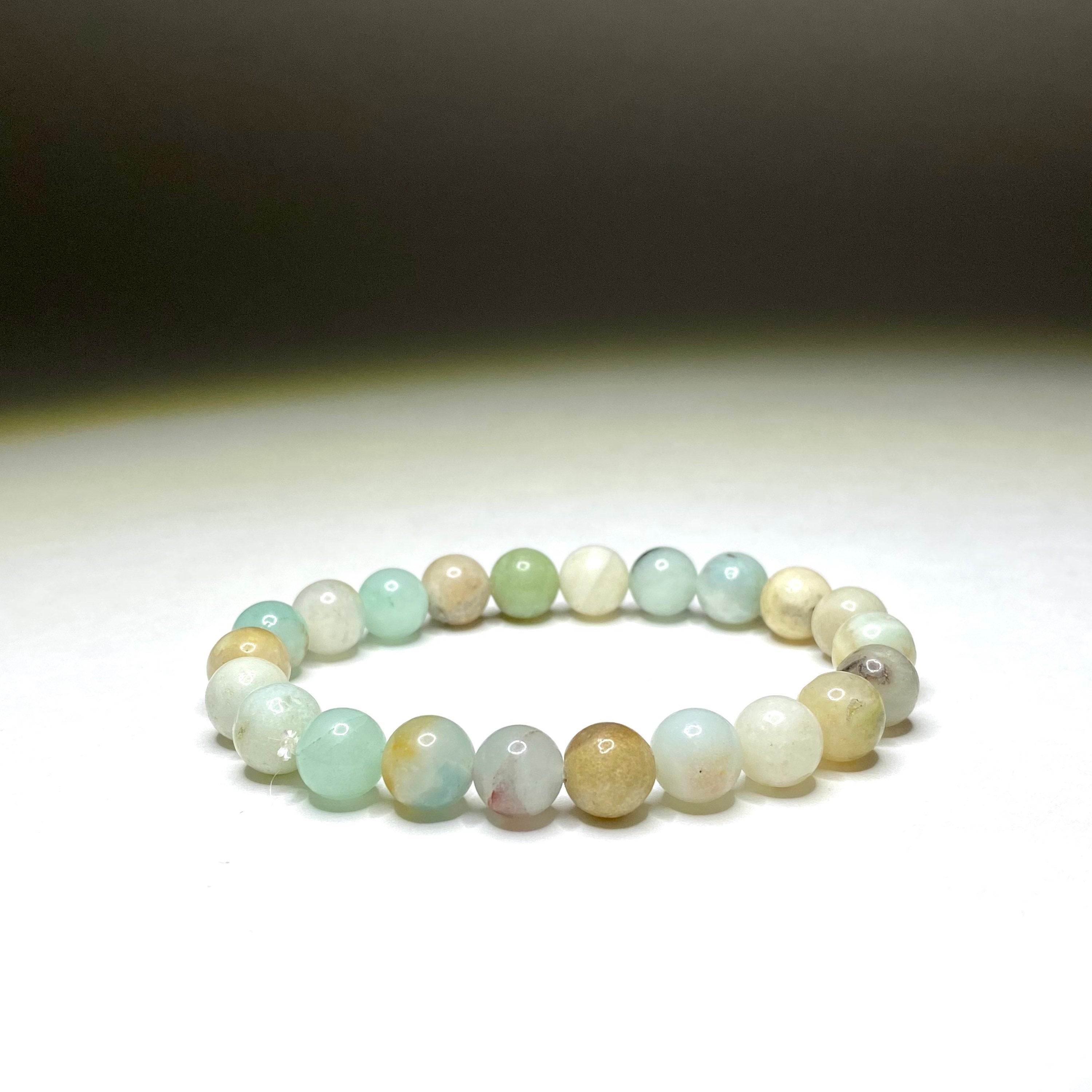 Amazonite Crystal Beaded Bracelet