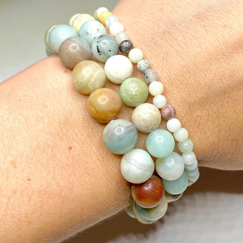 Amazonite Crystal Beaded Bracelet
