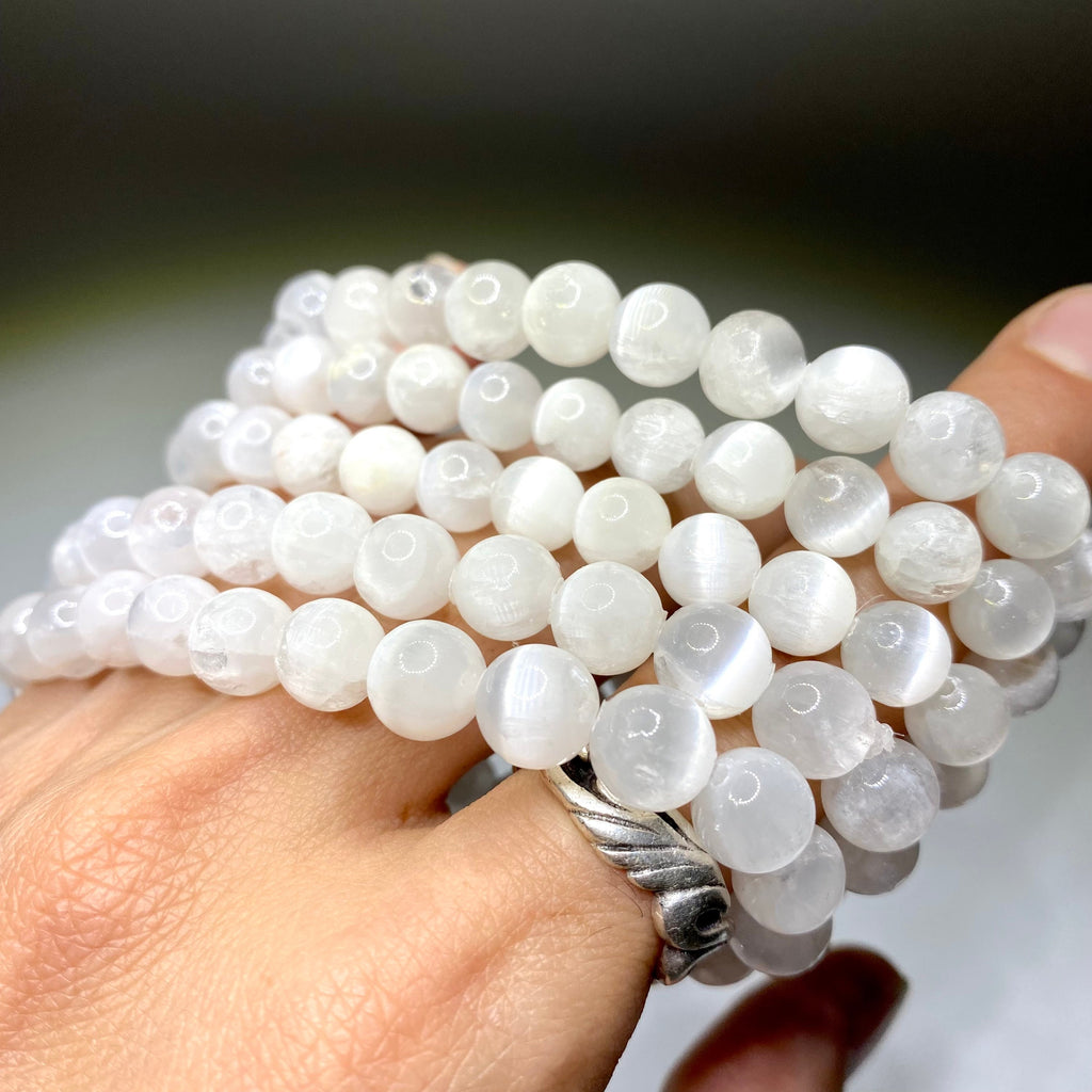 Handmade Selenite Crystal Bracelet