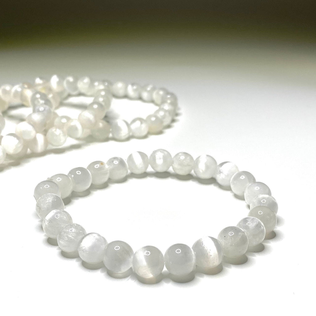 Handmade Selenite Crystal Bracelet