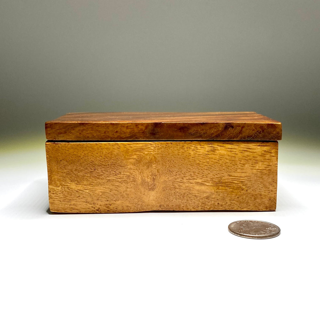 Wooden Keepsake Jewelry Box - Handmade Wood Decor