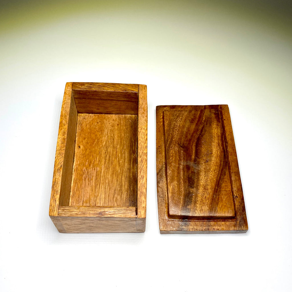 Wooden Keepsake Jewelry Box - Handmade Wood Decor
