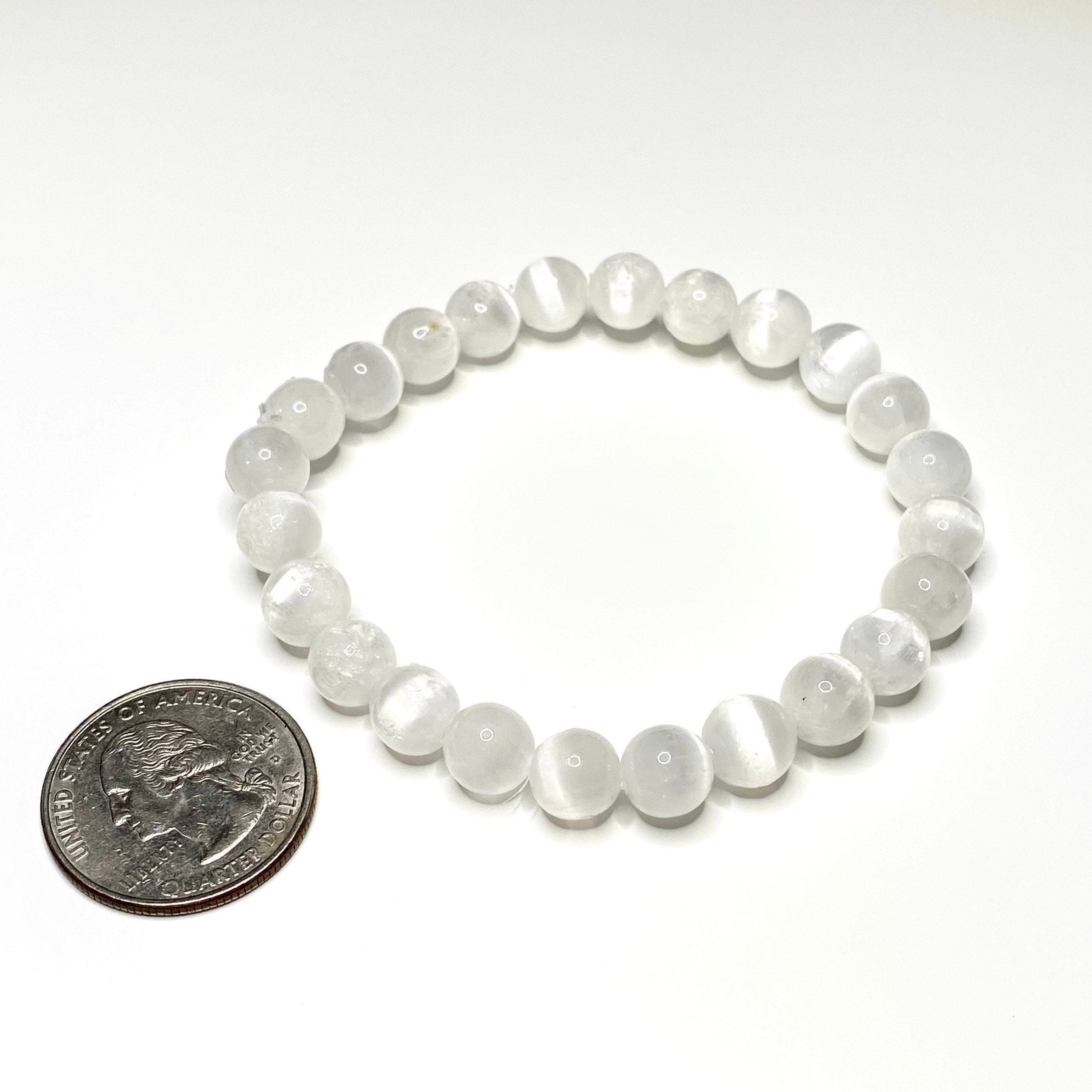 Handmade Selenite Crystal Bracelet