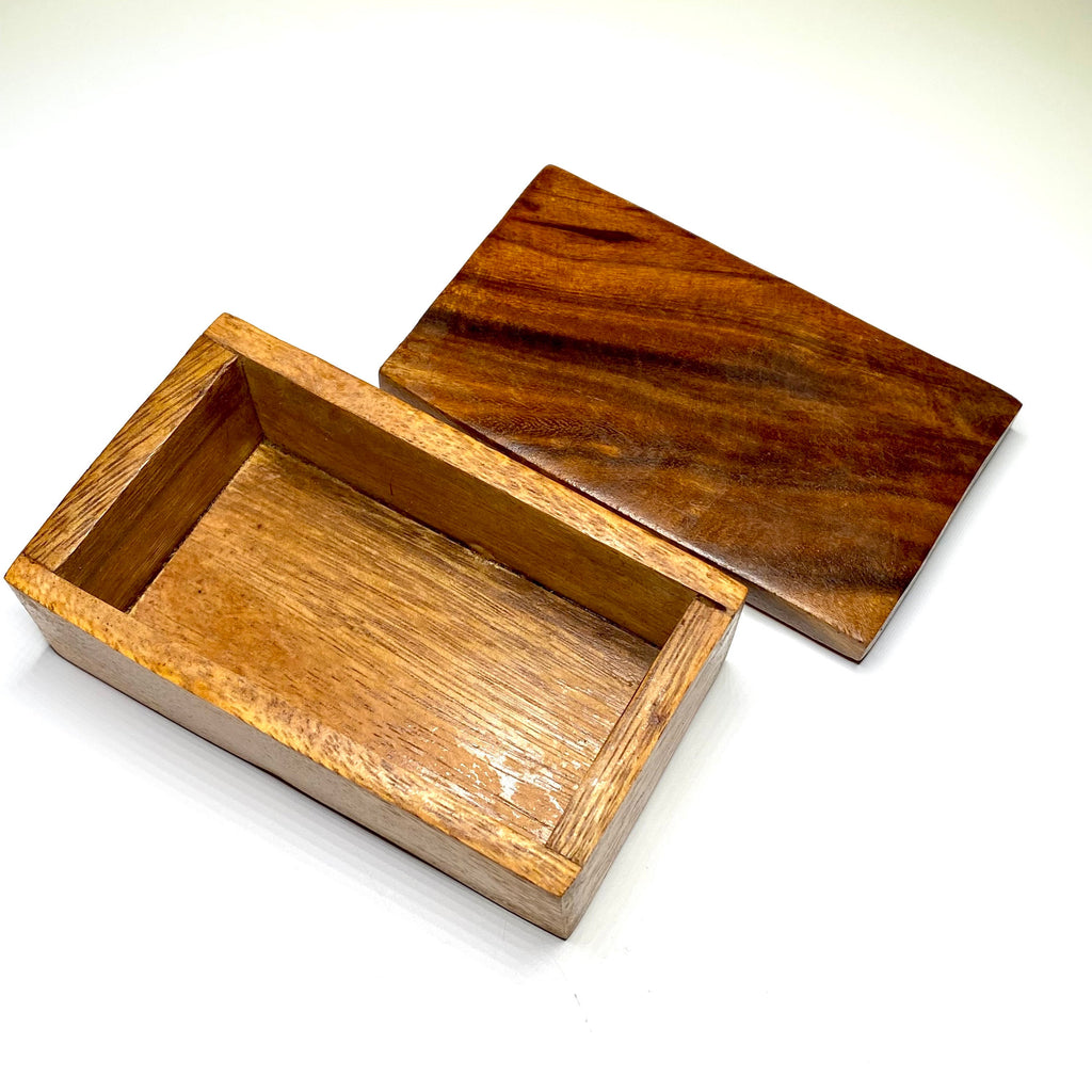 Wooden Keepsake Jewelry Box - Handmade Wood Decor