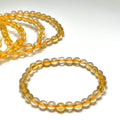 Citrine Crystal Bracelet: Handmade Gemstone Beaded Bracelet