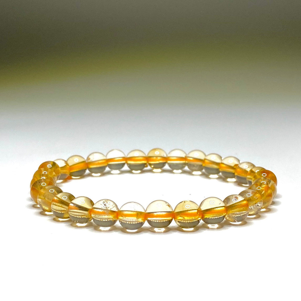 Citrine Crystal Bracelet: Handmade Gemstone Beaded Bracelet
