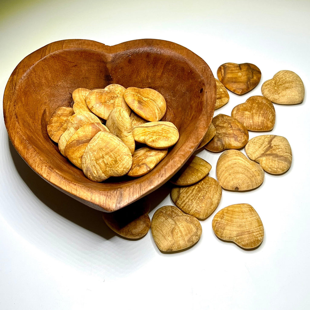 Palo Santo Wood Puffy Heart