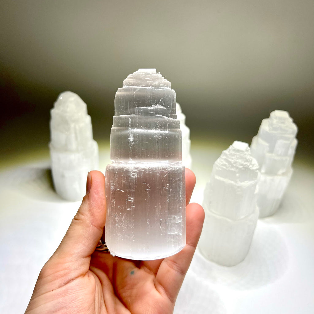 Selenite Crystal Towers -  2, 4, 6 and 8 inches