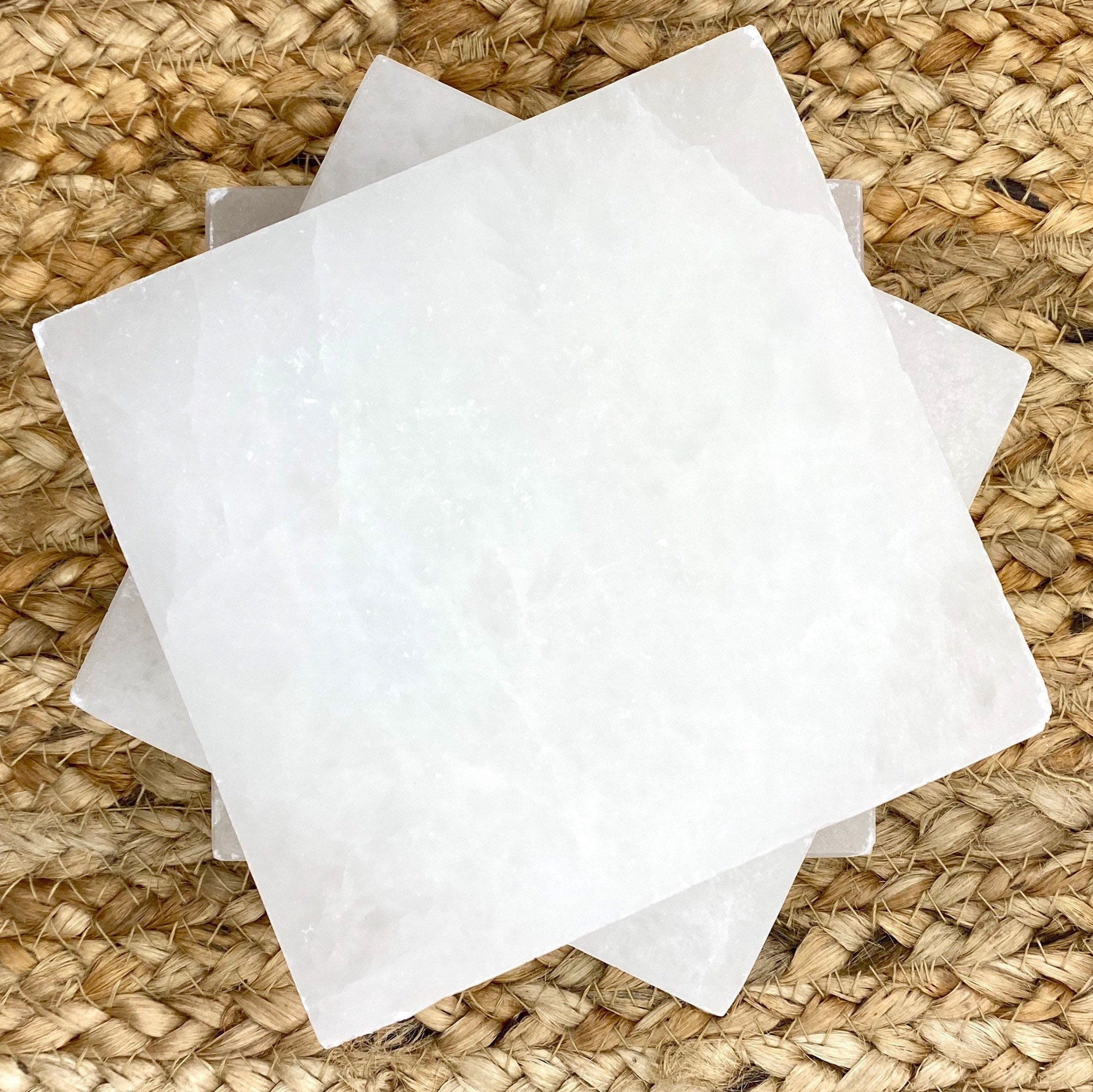 Selenite Charging Plate: Crystal Healing Station