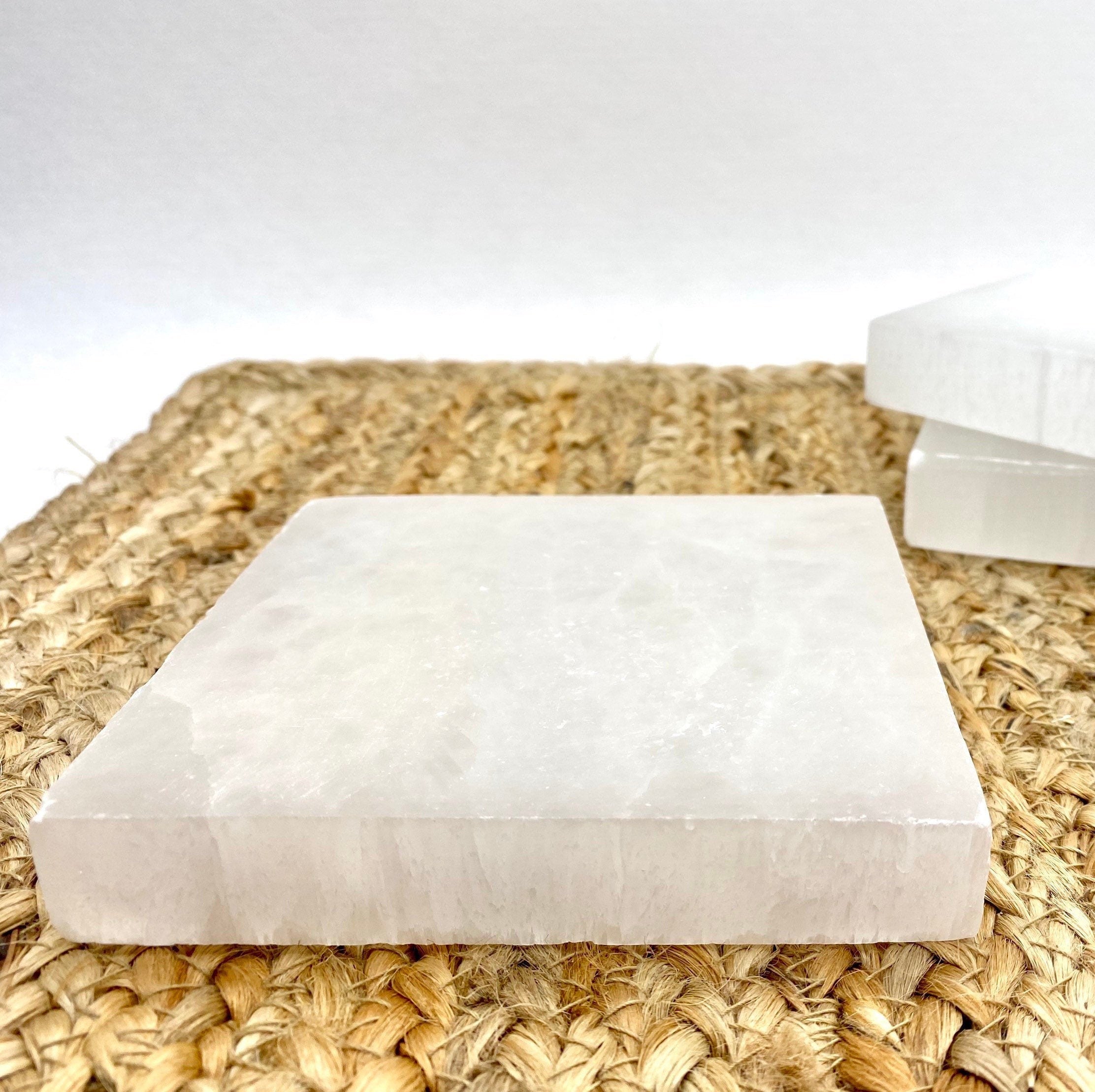 Selenite Charging Plate: Crystal Healing Station