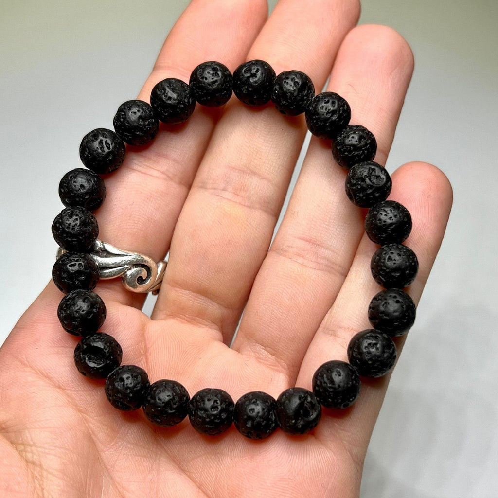 Lava Rock Beaded Bracelet