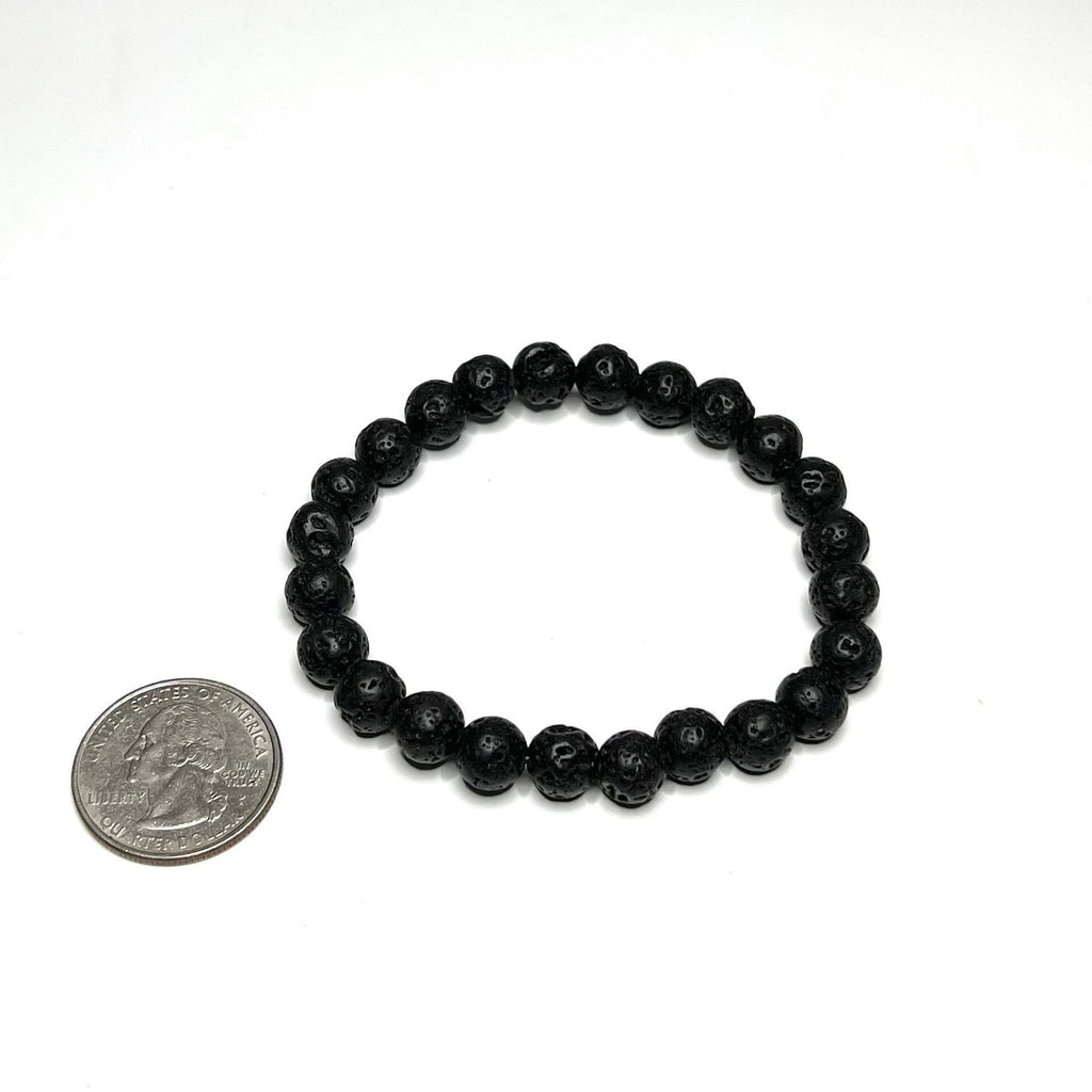 Lava Rock Beaded Bracelet