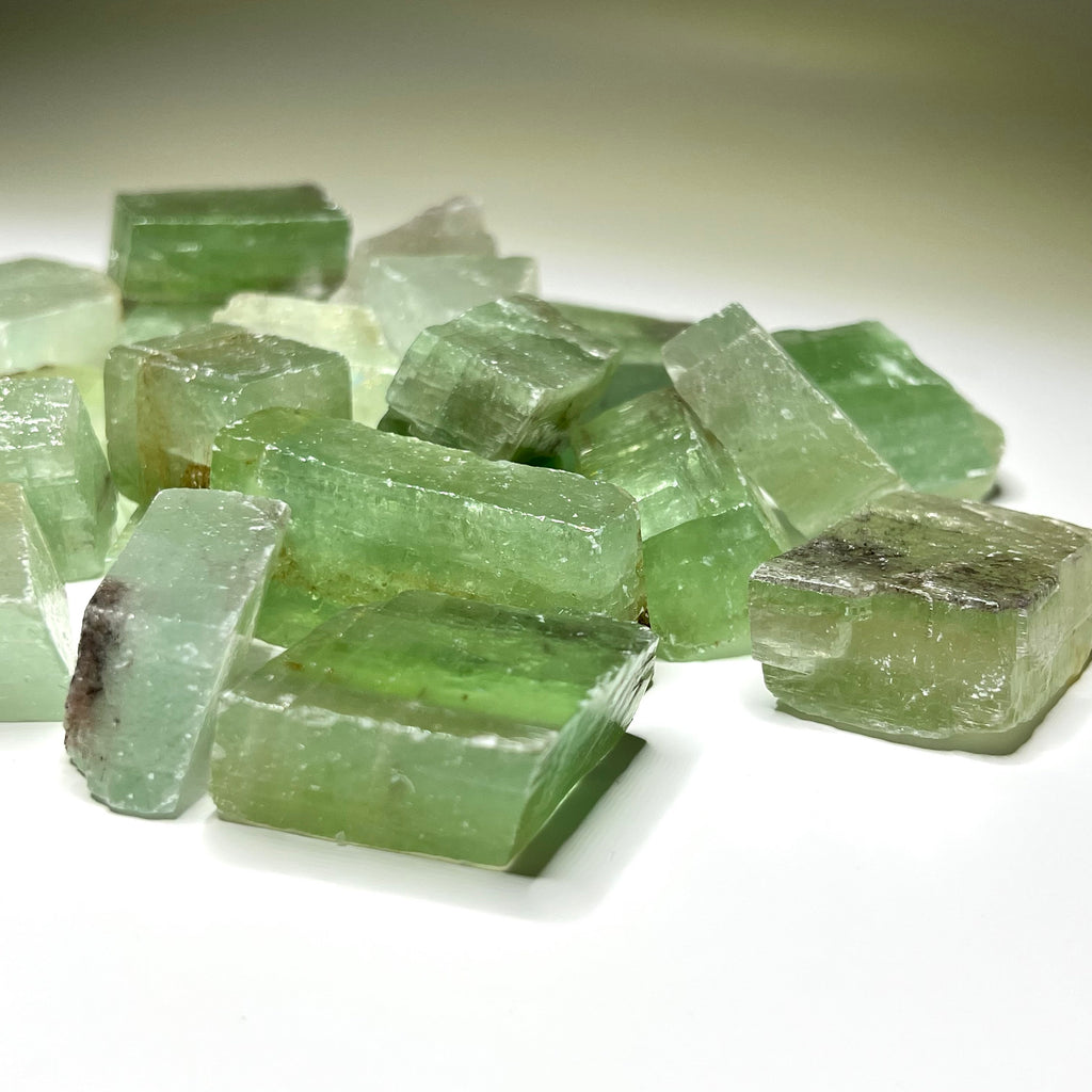 Green Calcite Crystal from Mexico