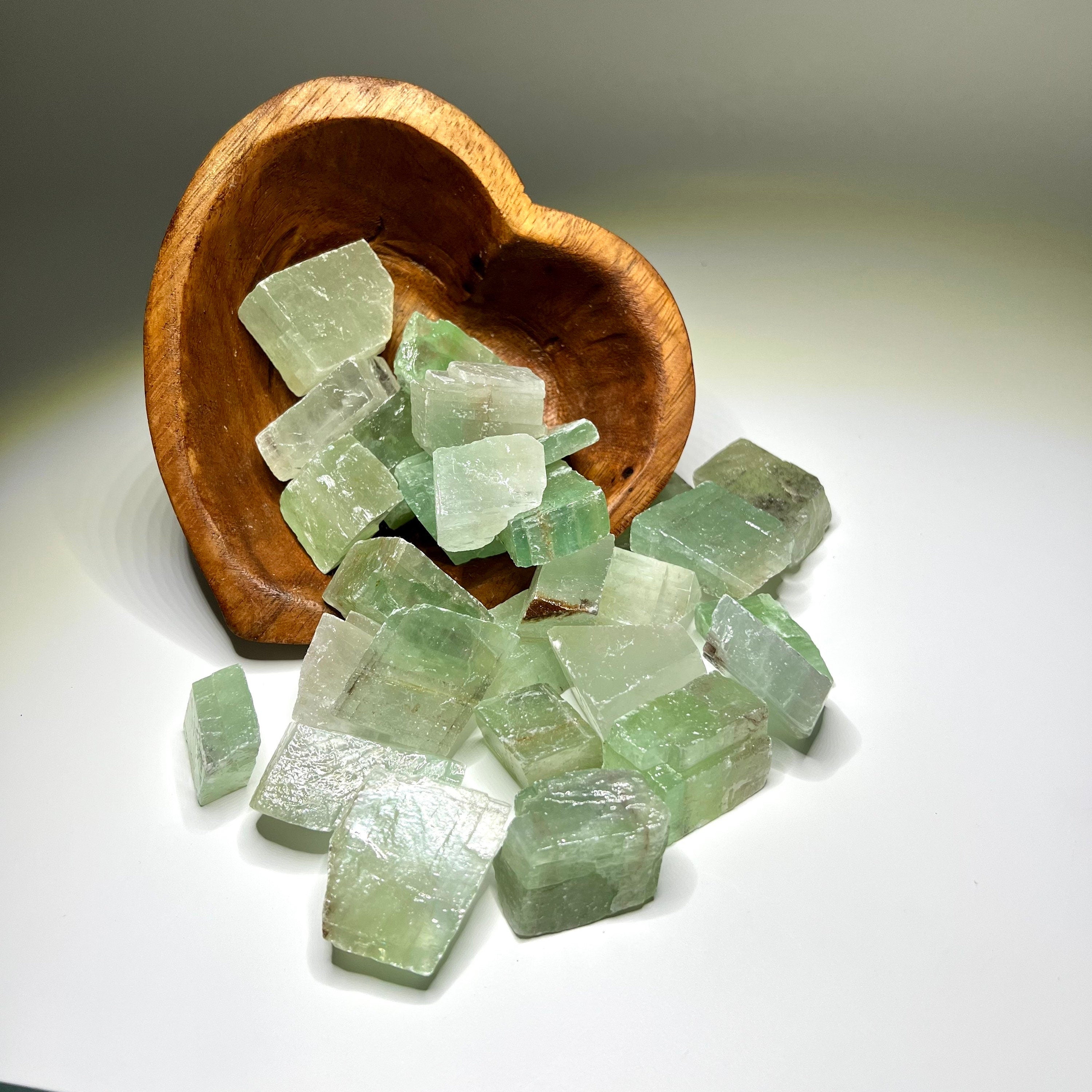 Green Calcite Crystal from Mexico