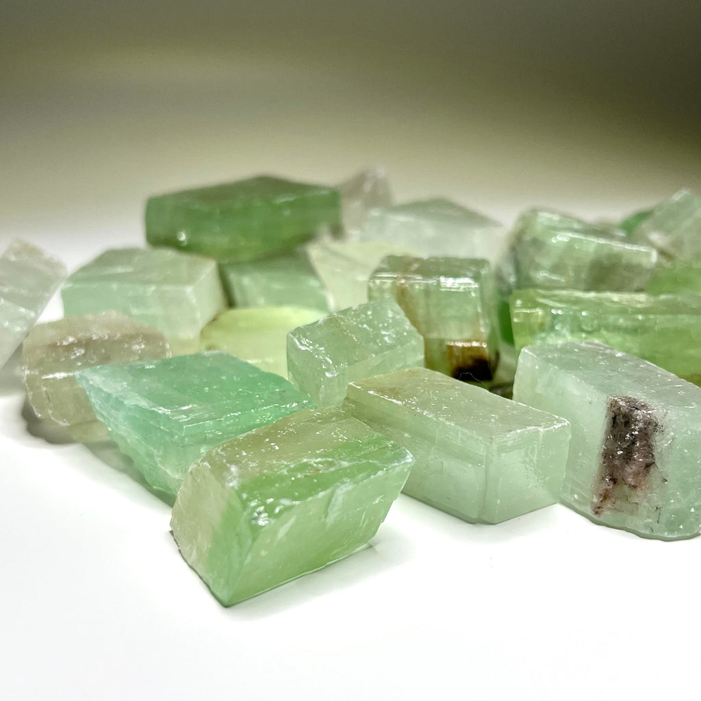 Green Calcite Crystal from Mexico